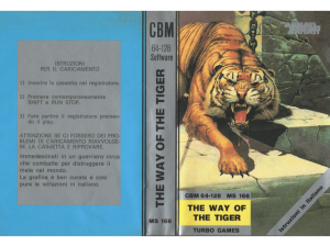 MS 166 THE WAY OF THE TIGER
